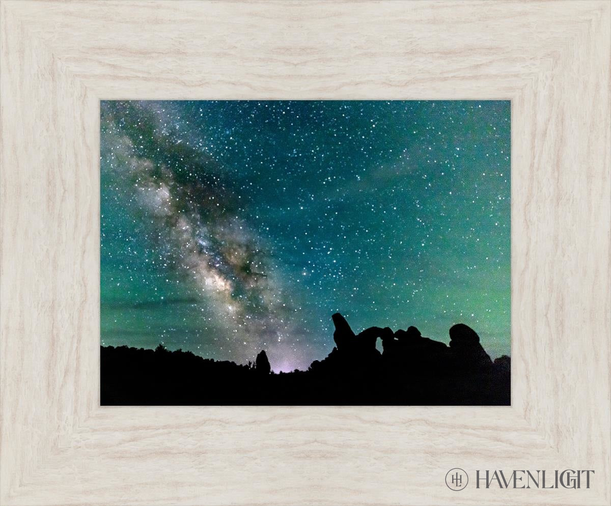 Milky Way Over The Turret Arches National Park Utah Open Edition Print / 9 X 12 Ivory 17 1/2 14 Art