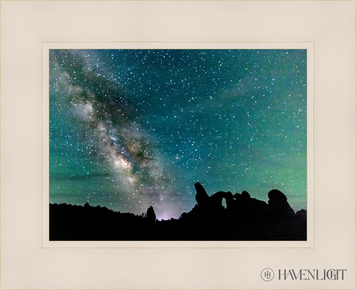 Milky Way Over The Turret Arches National Park Utah Open Edition Print / 9 X 12 White 16 1/4 13 Art