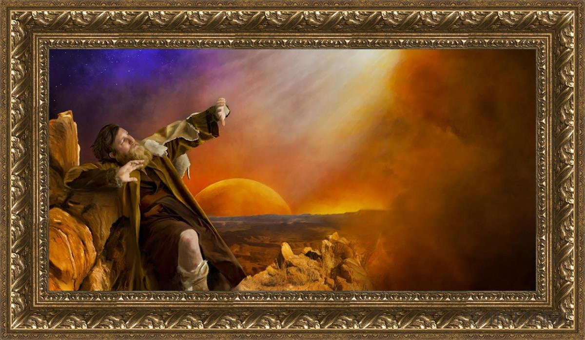 Moses Open Edition Canvas / 30 X 15 Gold 35 3/4 20 Art
