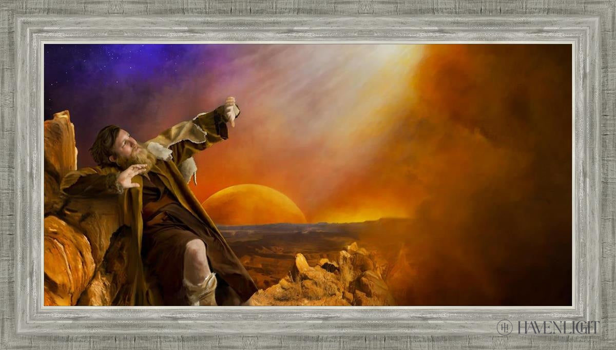 Moses Open Edition Canvas / 30 X 15 Silver 34 3/4 19 Art