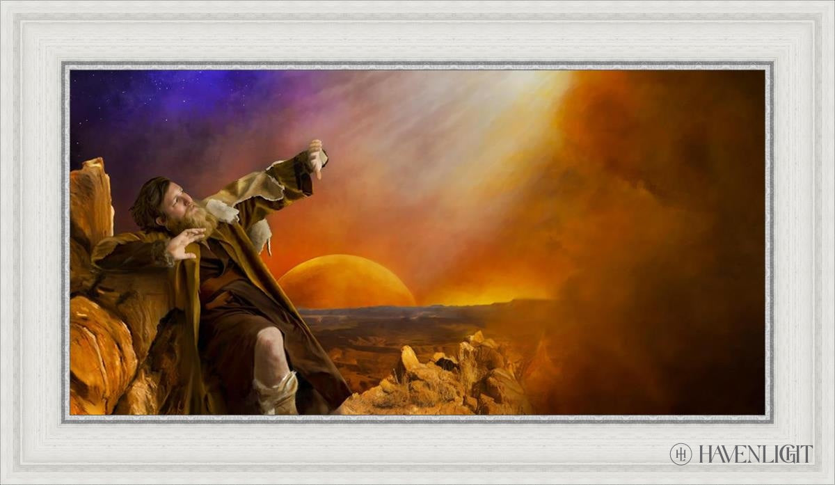 Moses Open Edition Canvas / 30 X 15 White 35 3/4 20 Art