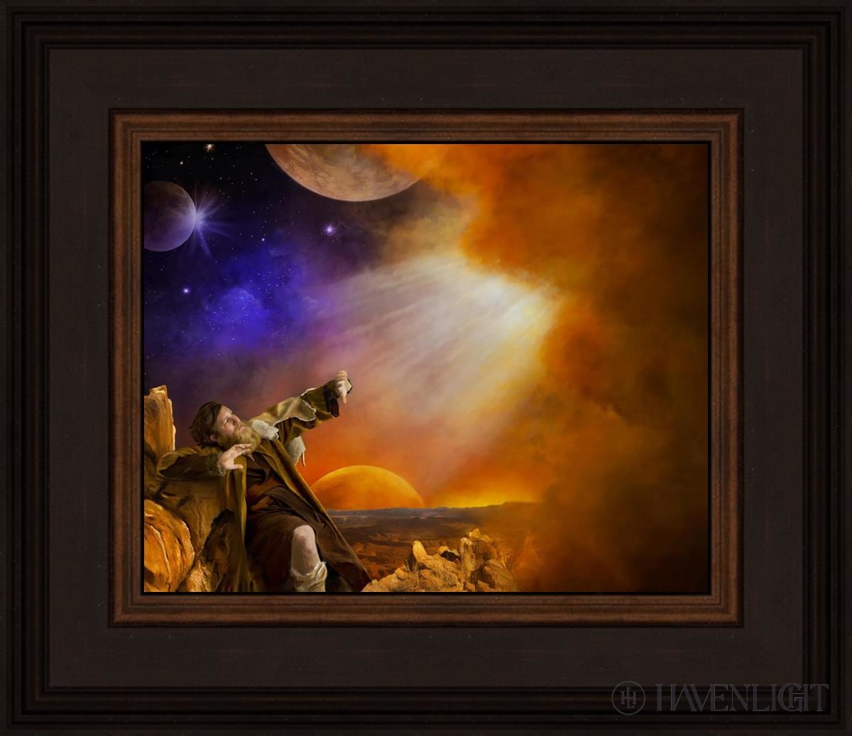 Moses Open Edition Print / 10 X 8 Brown 14 3/4 12 Art