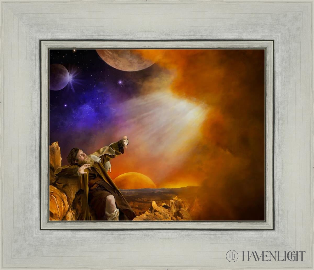 Moses Open Edition Print / 10 X 8 Silver 14 1/4 12 Art