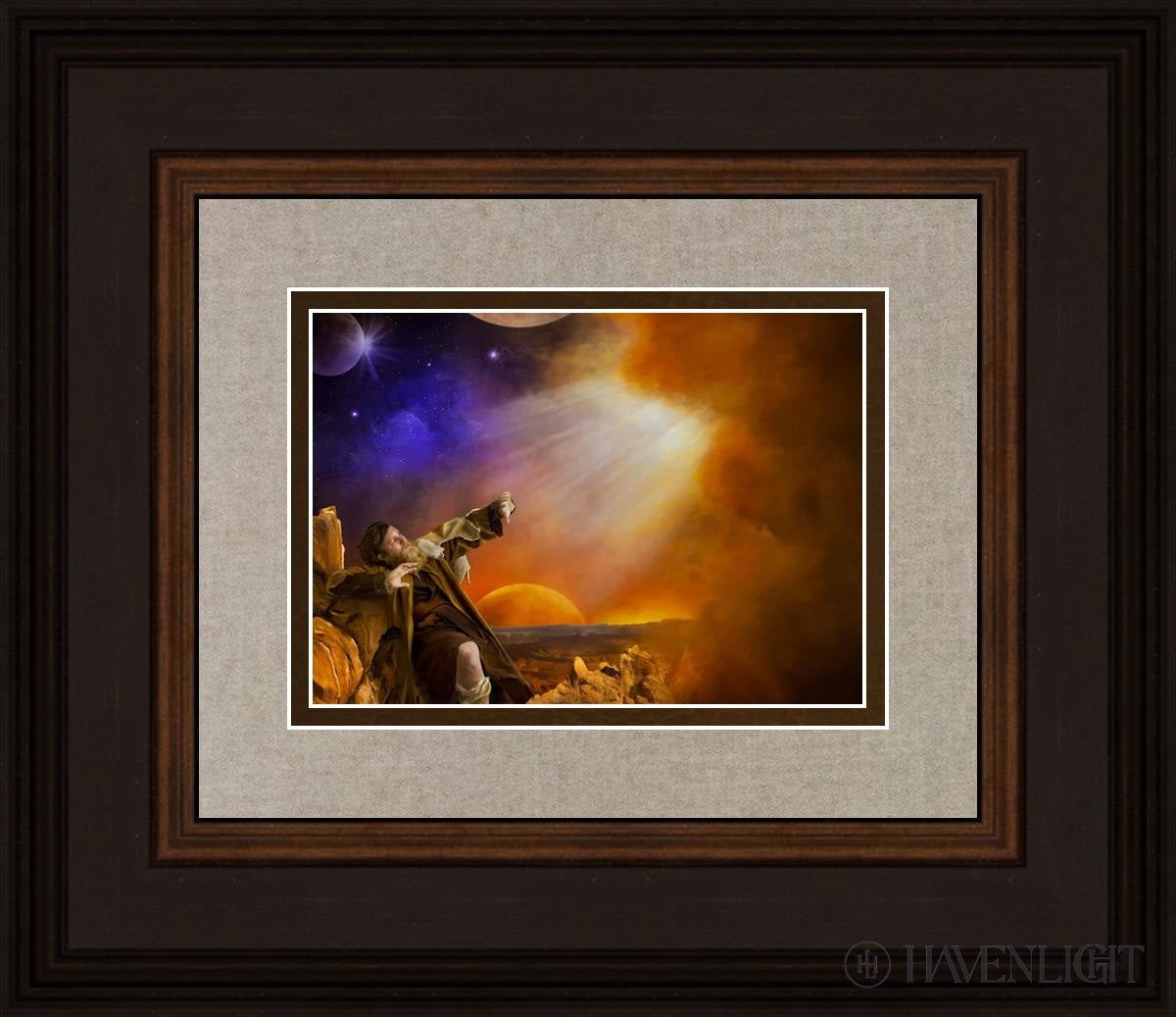 Moses Open Edition Print / 7 X 5 Brown 14 3/4 12 Art