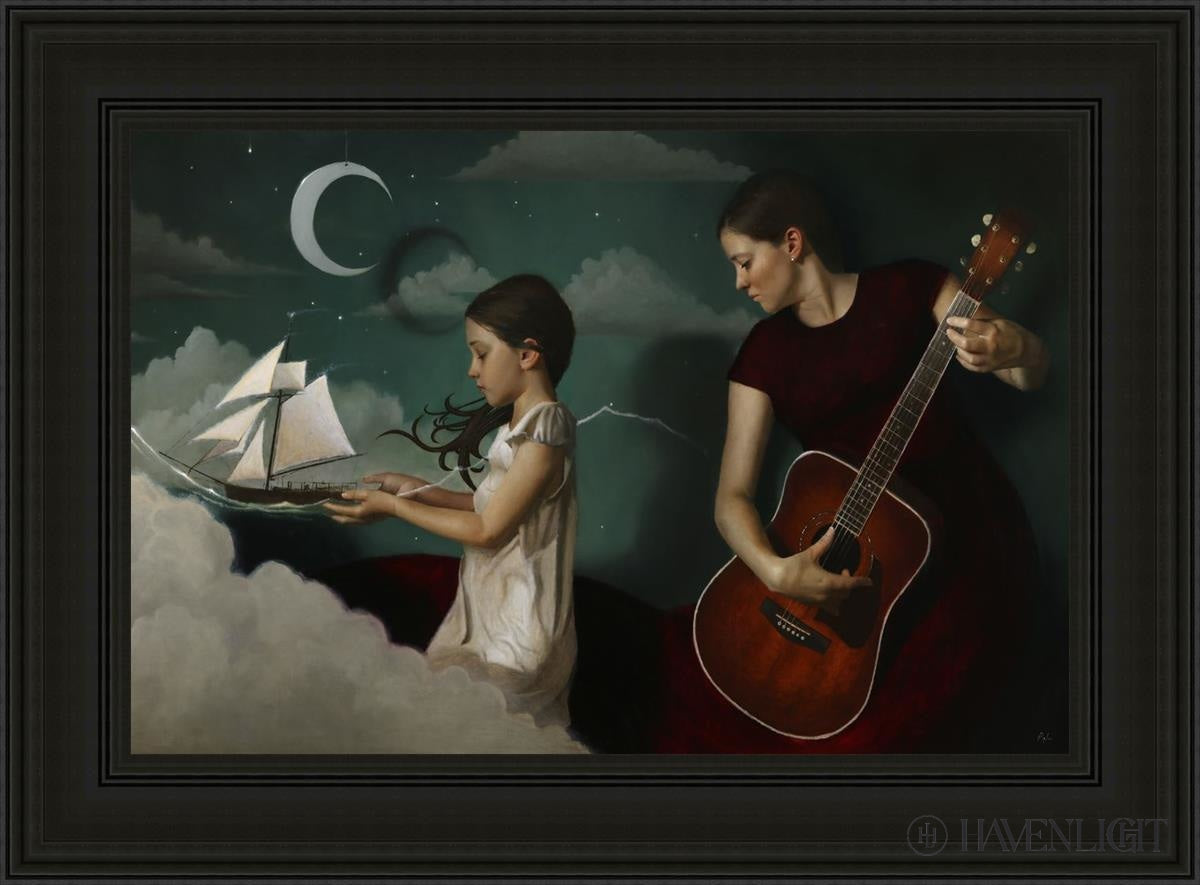 Mothers Song Open Edition Canvas / 36 X 24 Black 45 3/4 33 Art