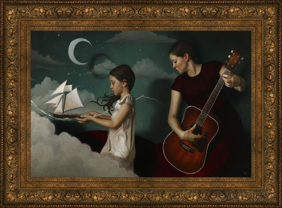 Mothers Song Open Edition Canvas / 36 X 24 Gold 45 3/4 33 Art