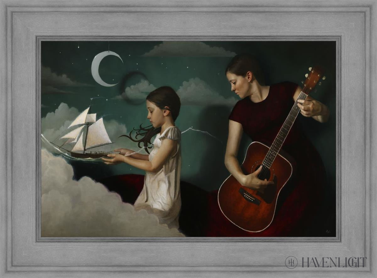 Mothers Song Open Edition Canvas / 36 X 24 Gray 45 3/4 33 Art