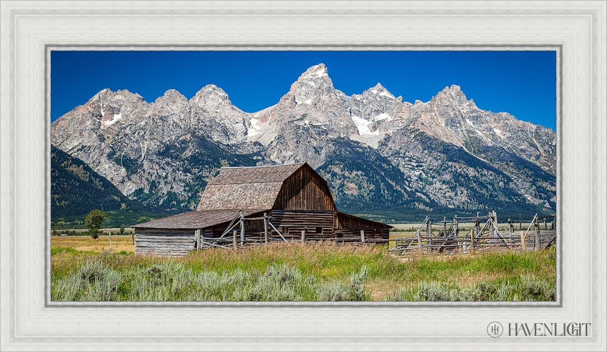 Moulton Barn Near Teton National Park Wyoming Open Edition Canvas / 30 X 15 White 35 3/4 20 Art
