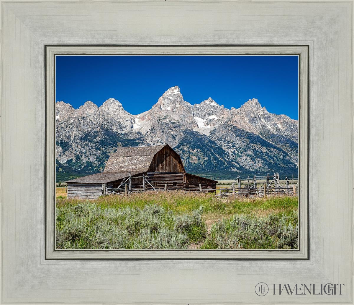 Moulton Barn Near Teton National Park Wyoming Open Edition Print / 10 X 8 Silver 14 1/4 12 Art