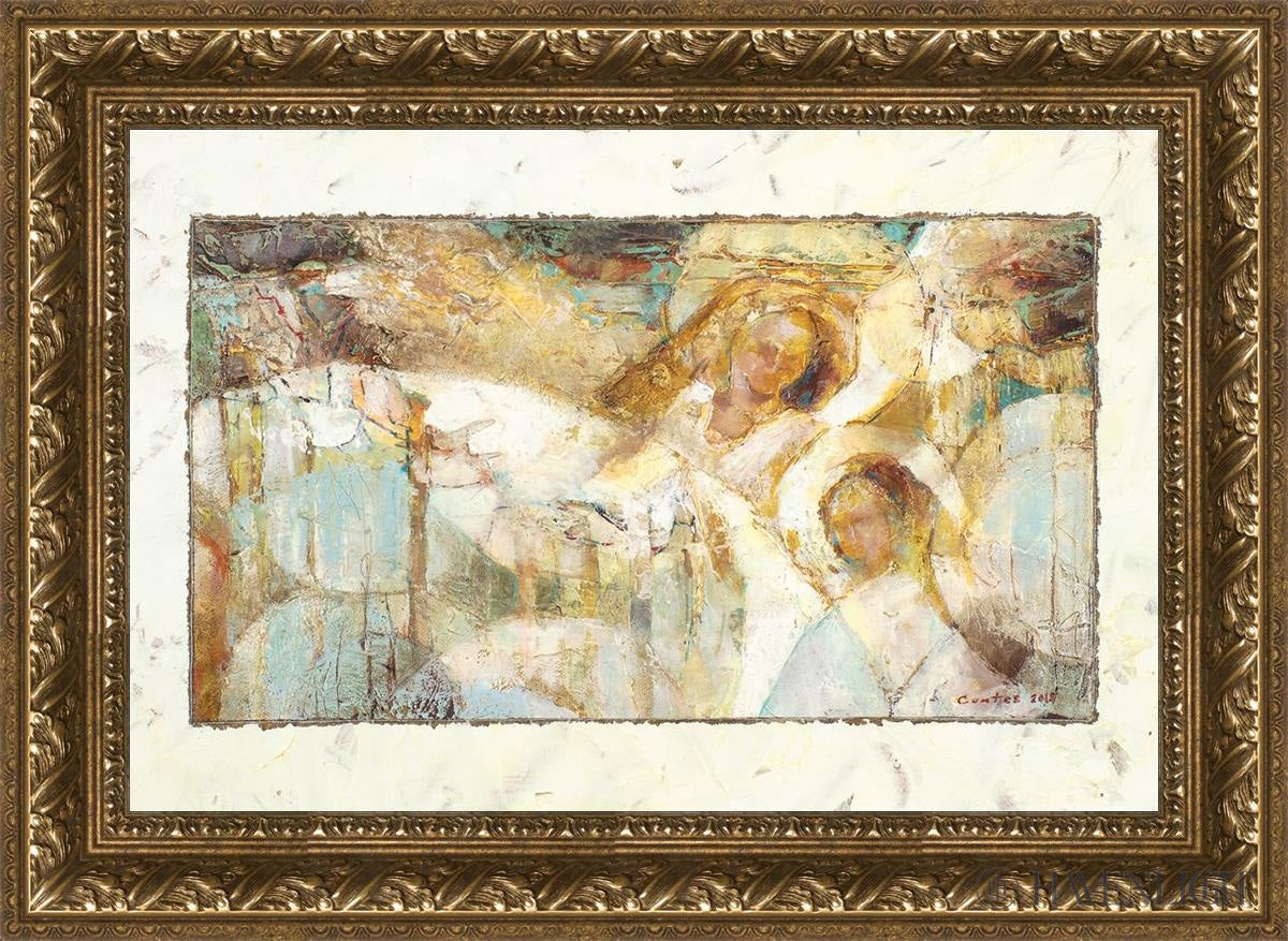 Nativity Open Edition Canvas / 24 X 16 Gold 29 3/4 21 Art