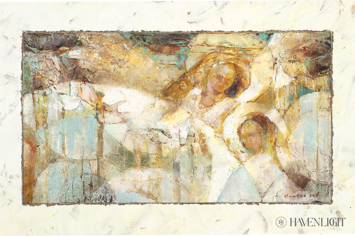 Nativity Open Edition Canvas / 24 X 16 Rolled In Tube Art