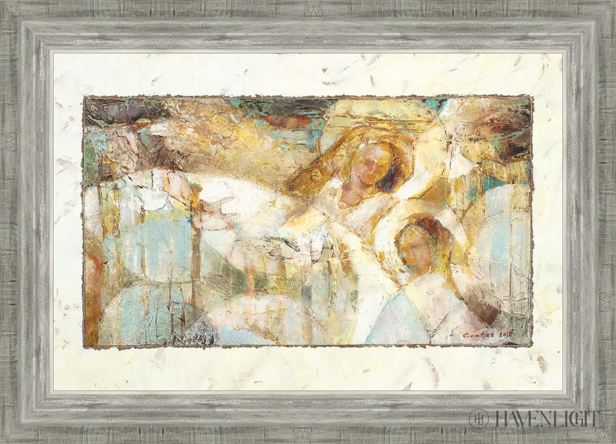 Nativity Open Edition Canvas / 24 X 16 Silver 28 3/4 20 Art