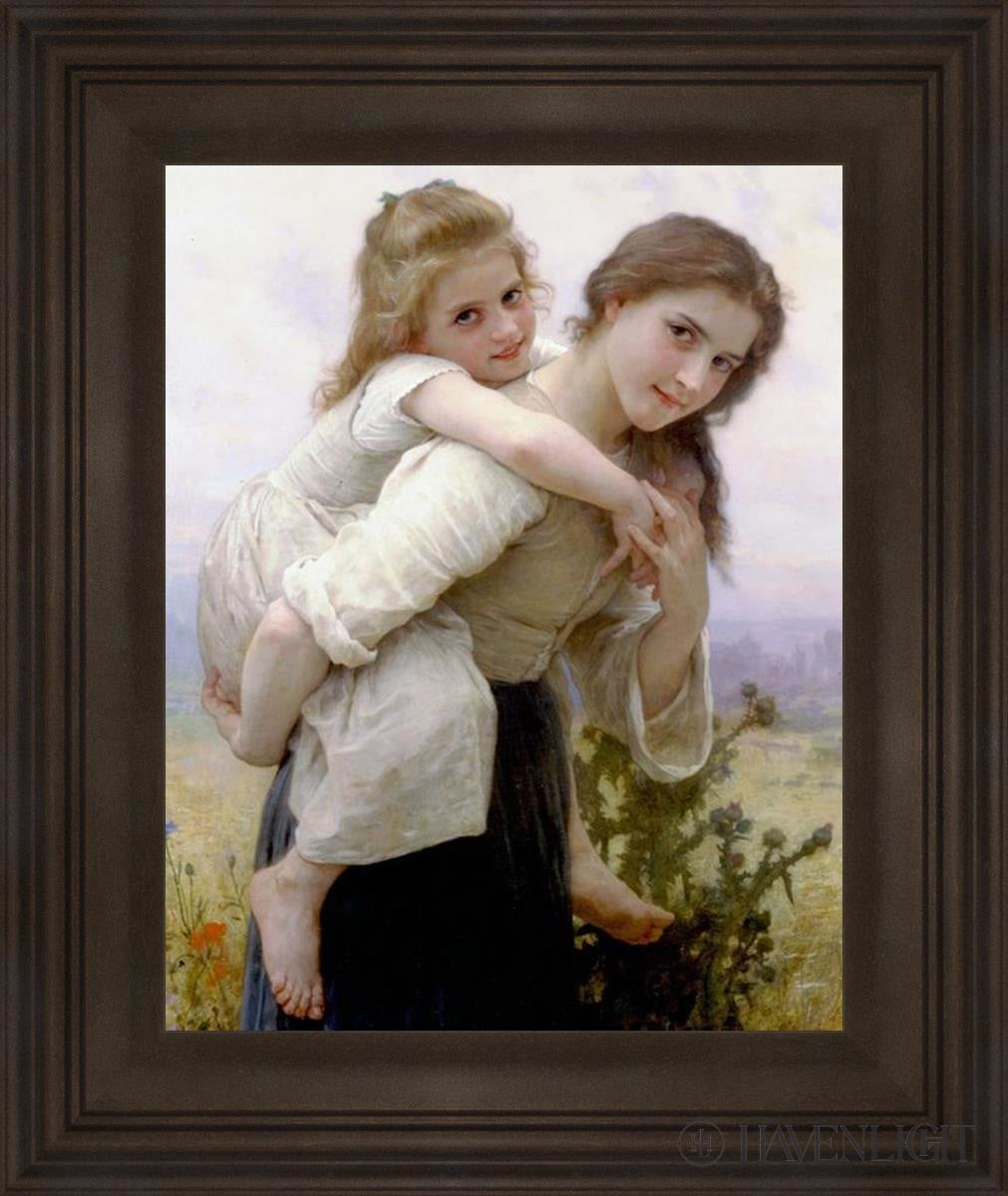 Not Too Much To Carry Open Edition Print / 14 X 11 Frame B 16 19 Art