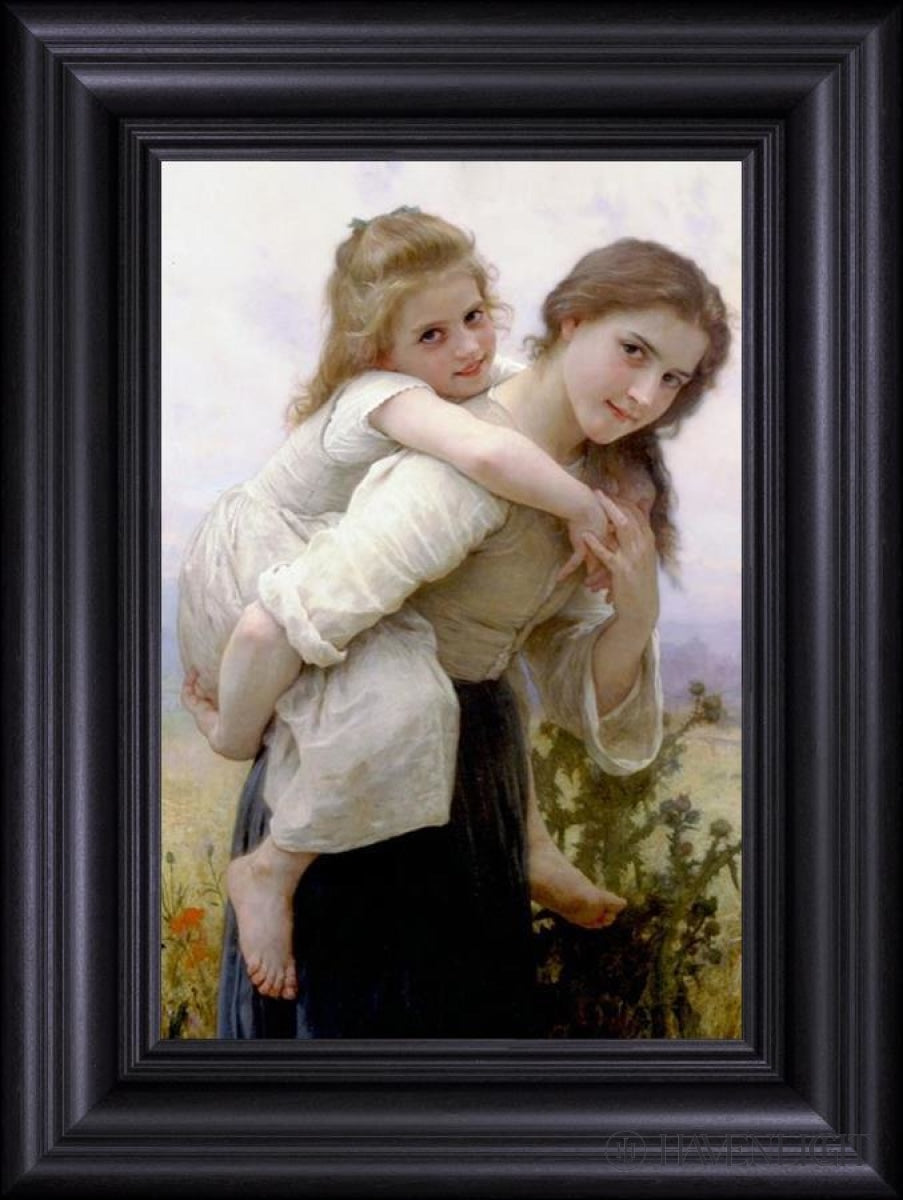 Not Too Much To Carry Open Edition Print / 18 X 12 Frame A 1/4 24 Art