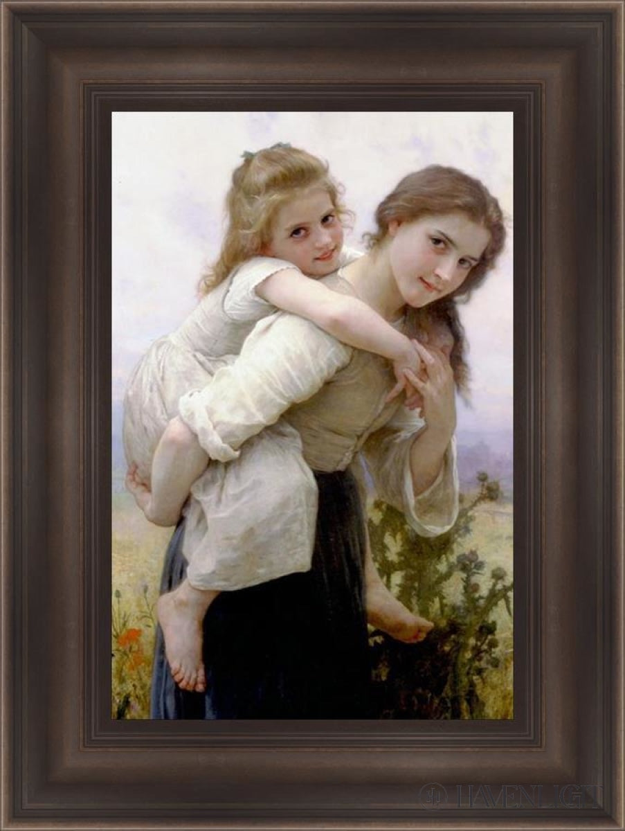 Not Too Much To Carry Open Edition Print / 18 X 12 Frame B 1/4 24 Art