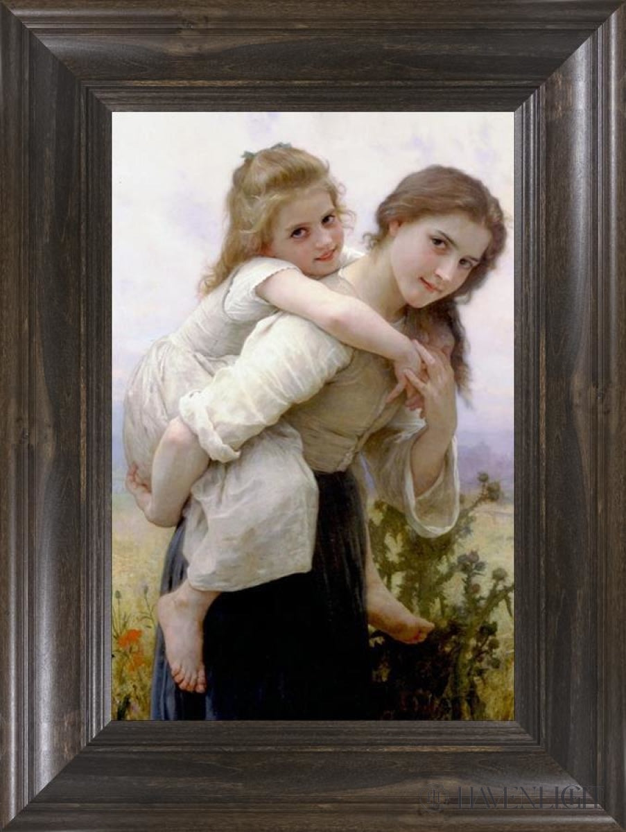 Not Too Much To Carry Open Edition Print / 18 X 12 Frame D 1/4 24 Art