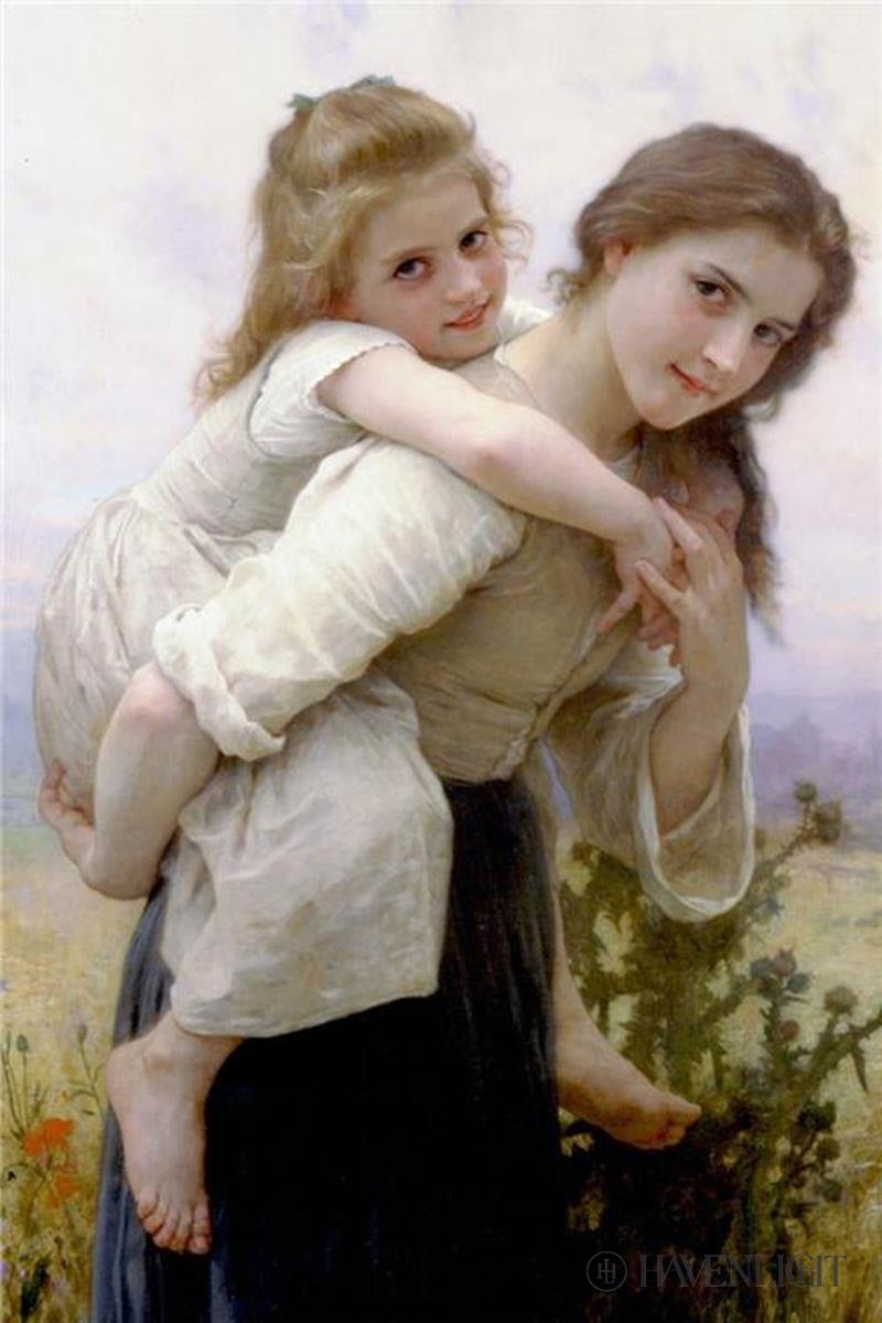 Not Too Much To Carry Open Edition Print / 18 X 12 Only Art