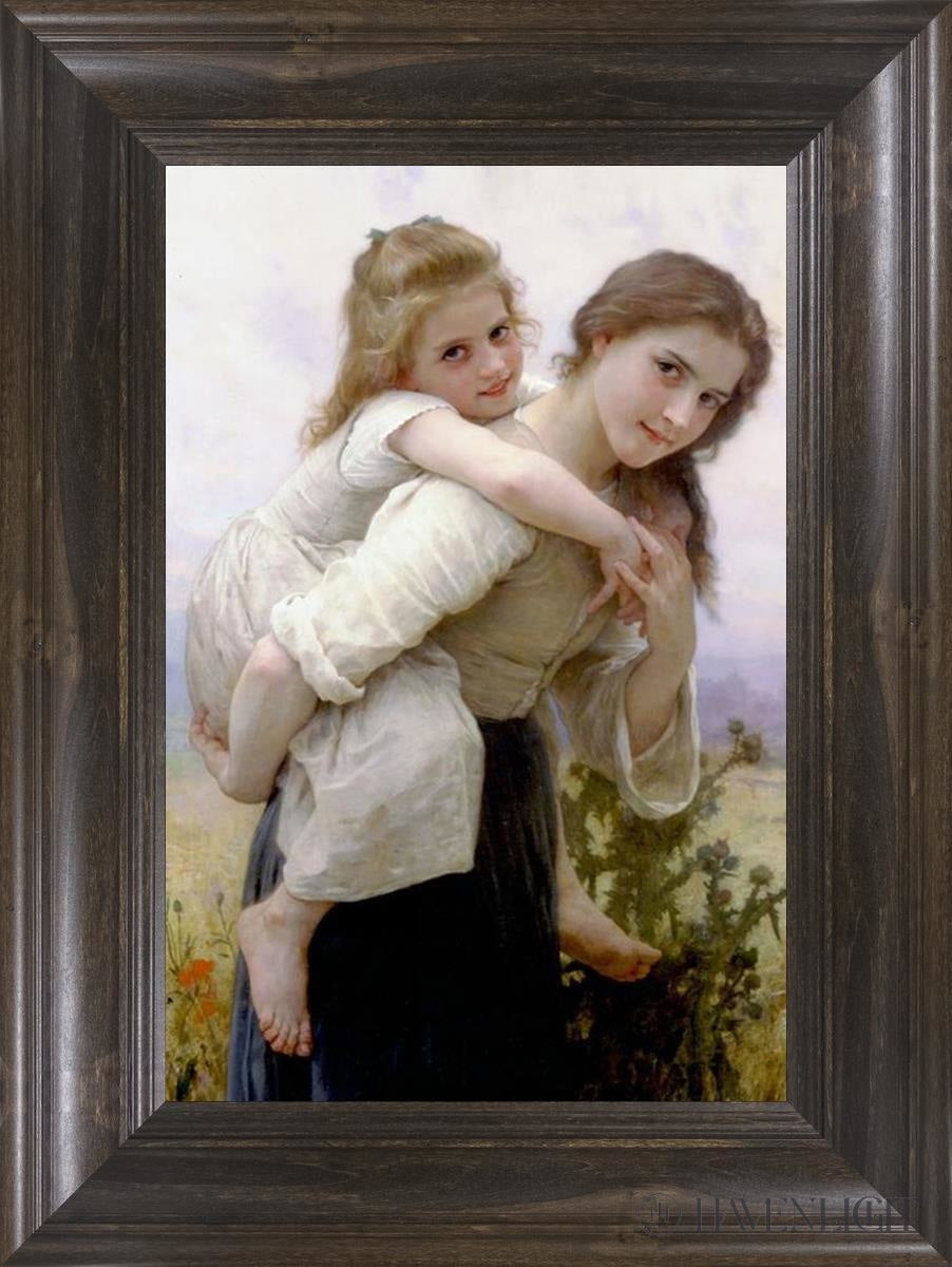 Not Too Much To Carry Open Edition Print / 20 X 30 Frame D 40 1/4 Art