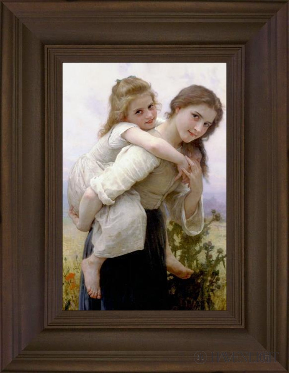 Not Too Much To Carry Open Edition Print / 21 X 14 Frame B 24 1/4 31 Art