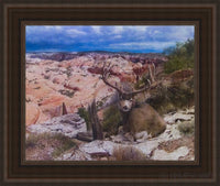 On The Edge Open Edition Print / 20 X 16 Frame A 25 3/4 21 Art