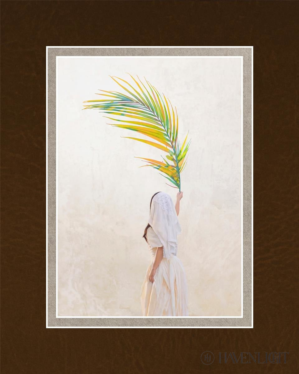 Palm Sunday Open Edition Print / 5 X 7 Matted To 8 10 Art