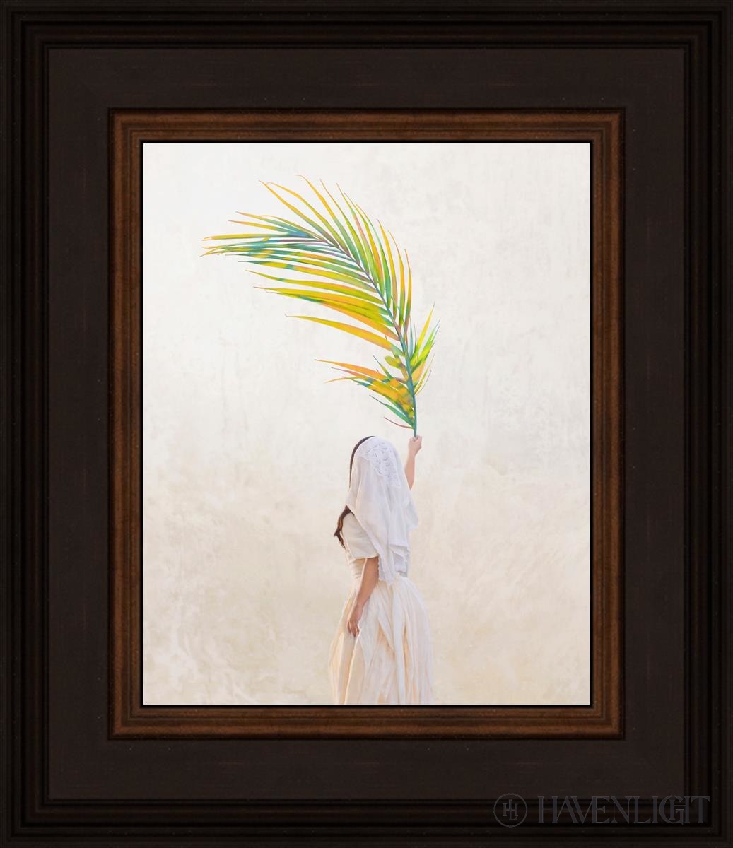 Palm Sunday Open Edition Print / 8 X 10 Brown 12 3/4 14 Art