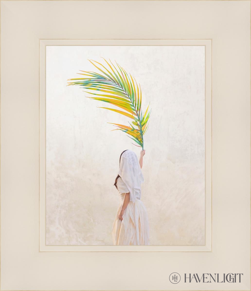 Palm Sunday Open Edition Print / 8 X 10 White 12 1/4 14 Art