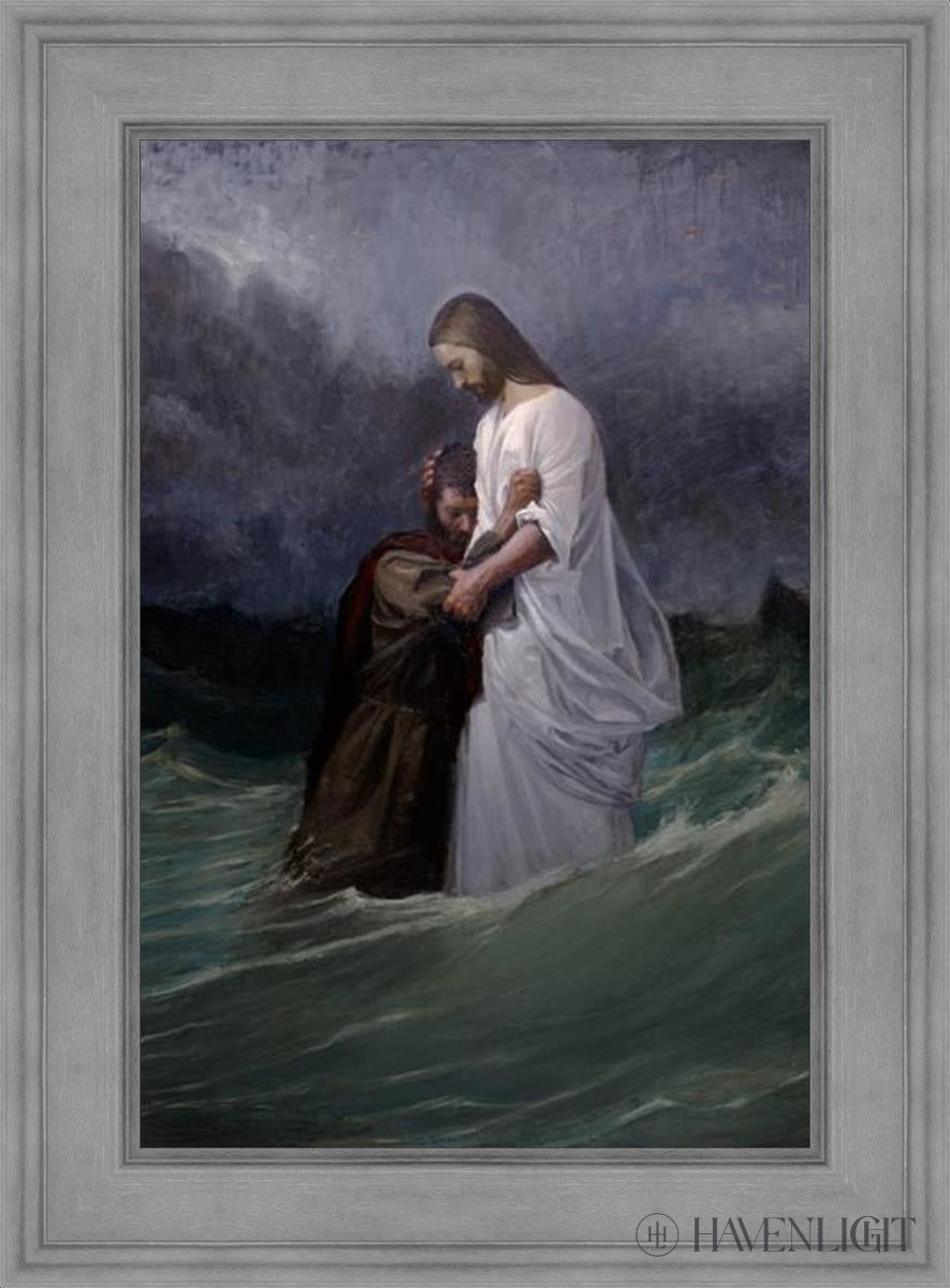 Peters Faith In Christ Open Edition Canvas / 24 X 36 Gray 33 3/4 45 Art