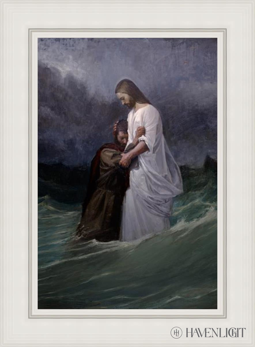 Peters Faith In Christ Open Edition Canvas / 24 X 36 White 33 3/4 45 Art