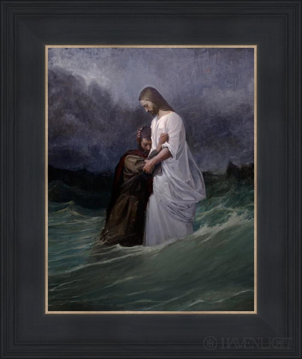 Peters Faith In Christ Open Edition Print / 11 X 14 Black 15 3/4 18 Art