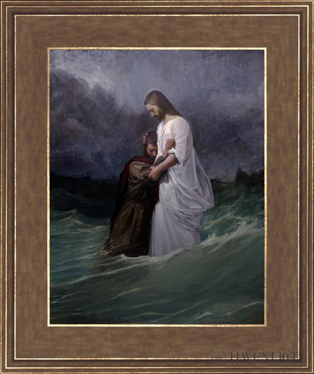 Peters Faith In Christ Open Edition Print / 11 X 14 Gold 15 3/4 18 Art