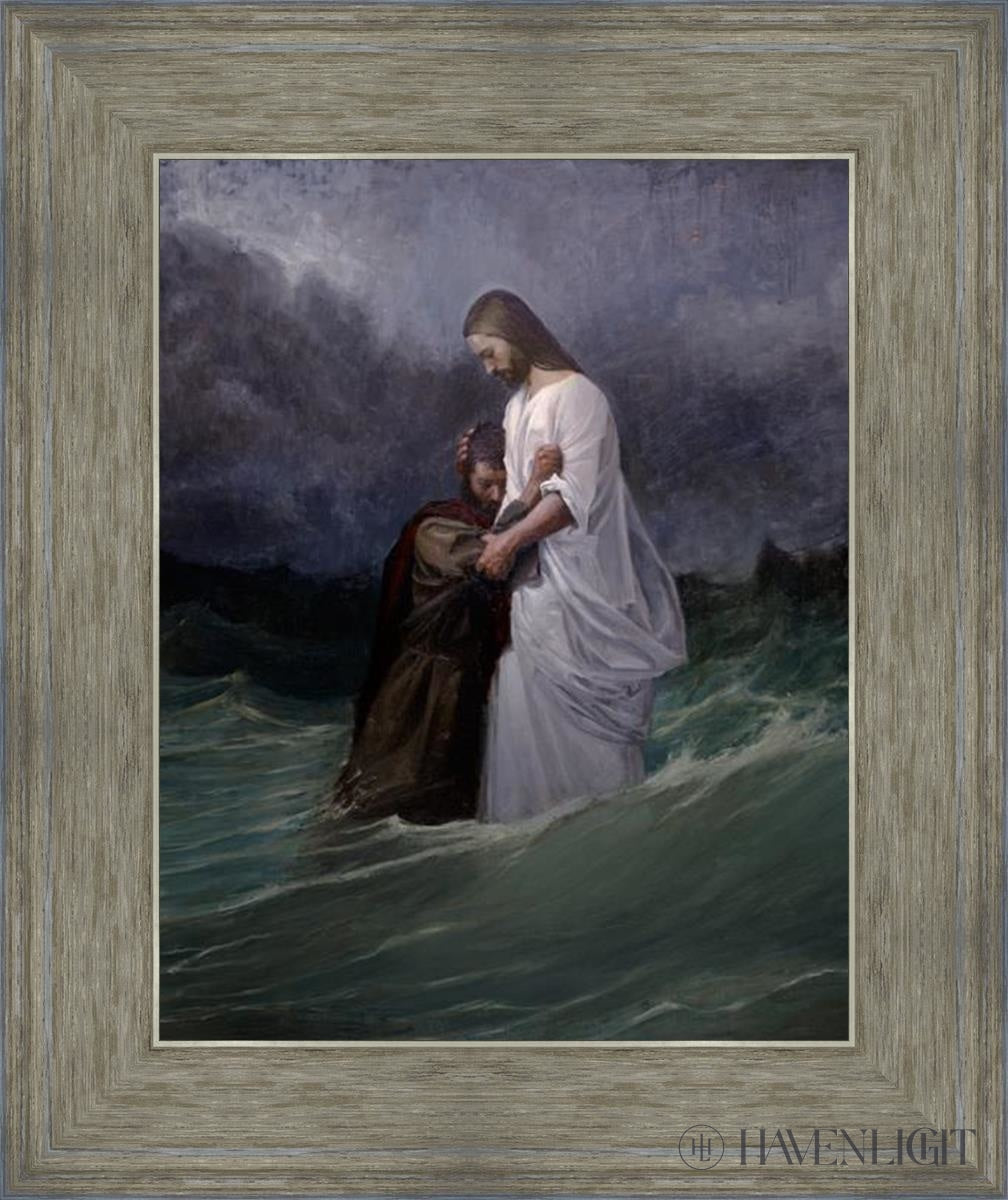 Peters Faith In Christ Open Edition Print / 11 X 14 Gray 15 3/4 18 Art