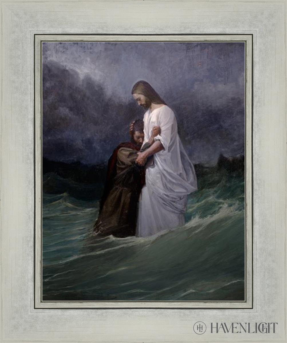 Peters Faith In Christ Open Edition Print / 11 X 14 Silver 15 1/4 18 Art