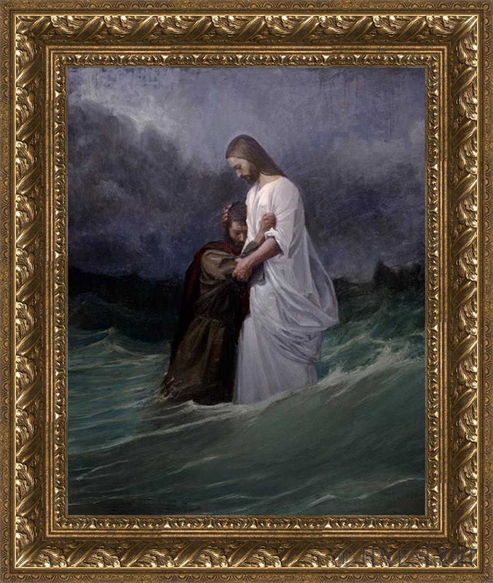 Peters Faith In Christ Open Edition Print / 16 X 20 Gold 21 3/4 25 Art