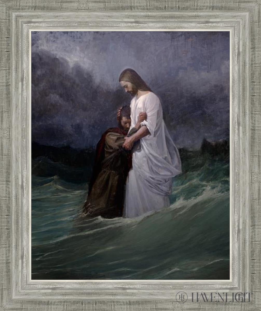 Peters Faith In Christ Open Edition Print / 16 X 20 Silver 3/4 24 Art