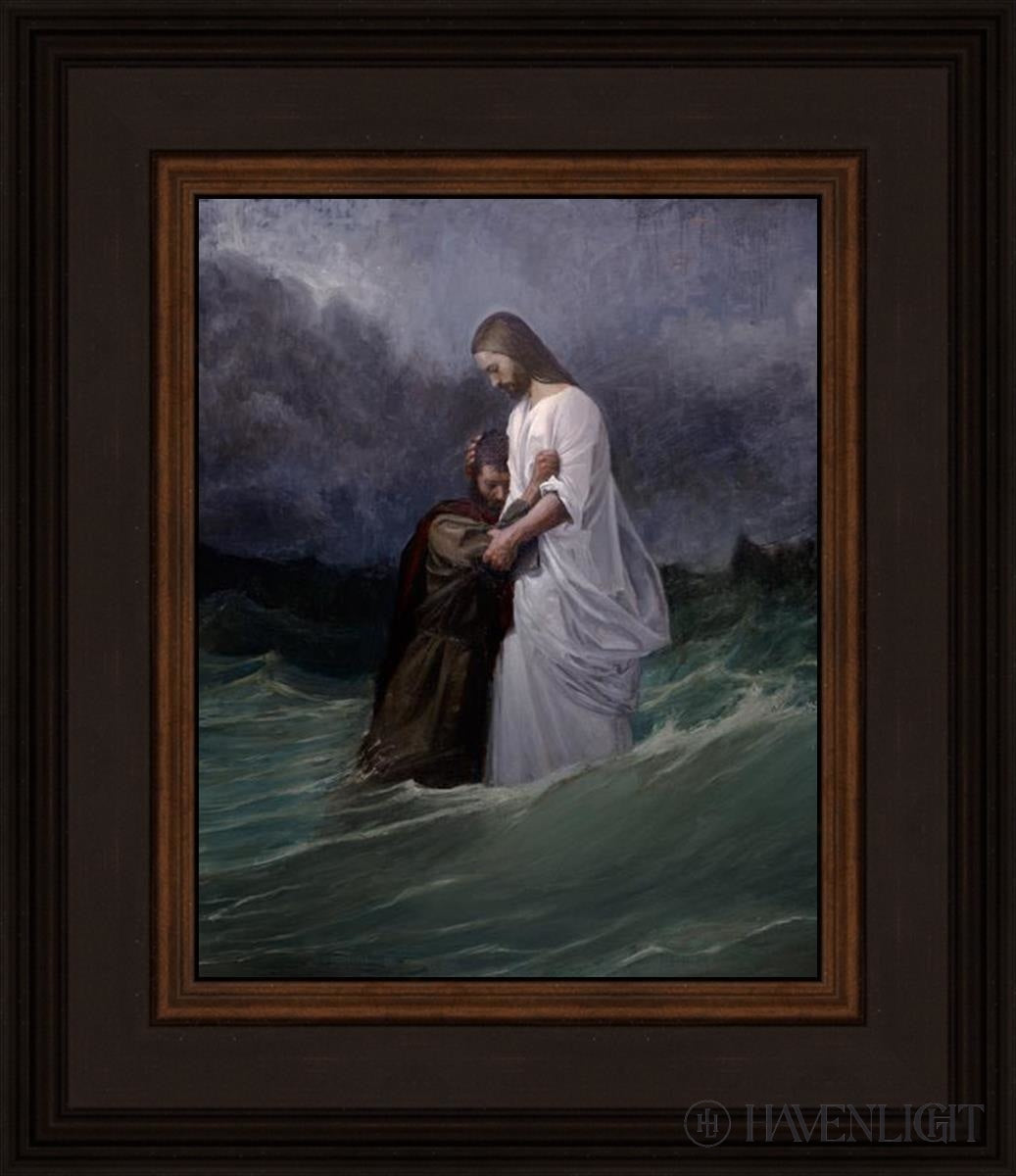 Peters Faith In Christ Open Edition Print / 8 X 10 Brown 12 3/4 14 Art