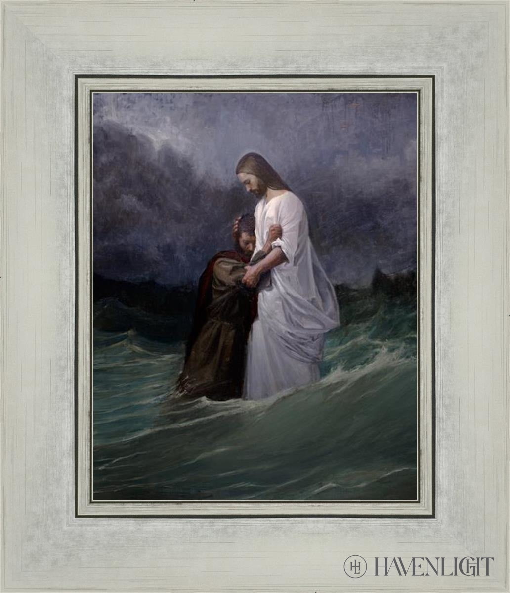 Peters Faith In Christ Open Edition Print / 8 X 10 Silver 12 1/4 14 Art