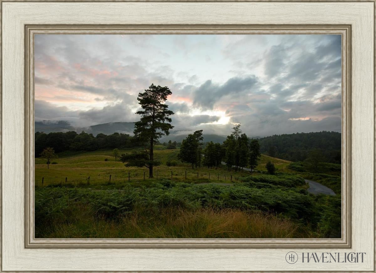 Plate 3 - Tarn Hows Above Ambleside Open Edition Canvas / 30 X 20 Ivory 36 1/2 26 Art