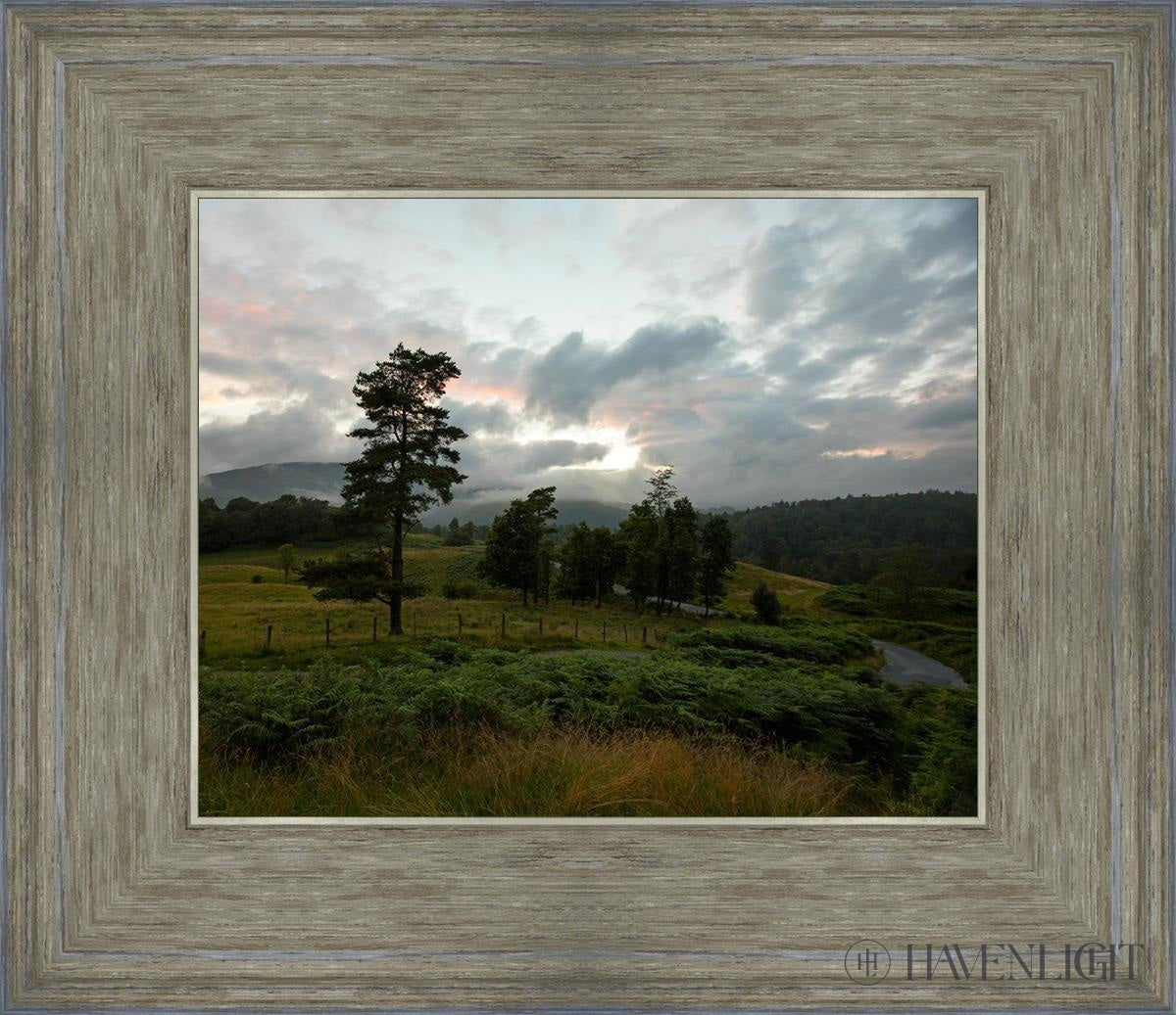 Plate 3 - Tarn Hows Above Ambleside Open Edition Print / 10 X 8 Gray 14 3/4 12 Art