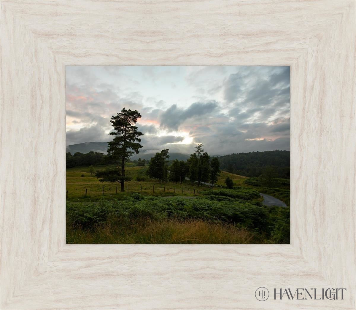 Plate 3 - Tarn Hows Above Ambleside Open Edition Print / 10 X 8 Ivory 15 1/2 13 Art