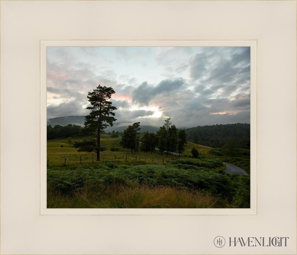 Plate 3 - Tarn Hows Above Ambleside Open Edition Print / 10 X 8 White 14 1/4 12 Art