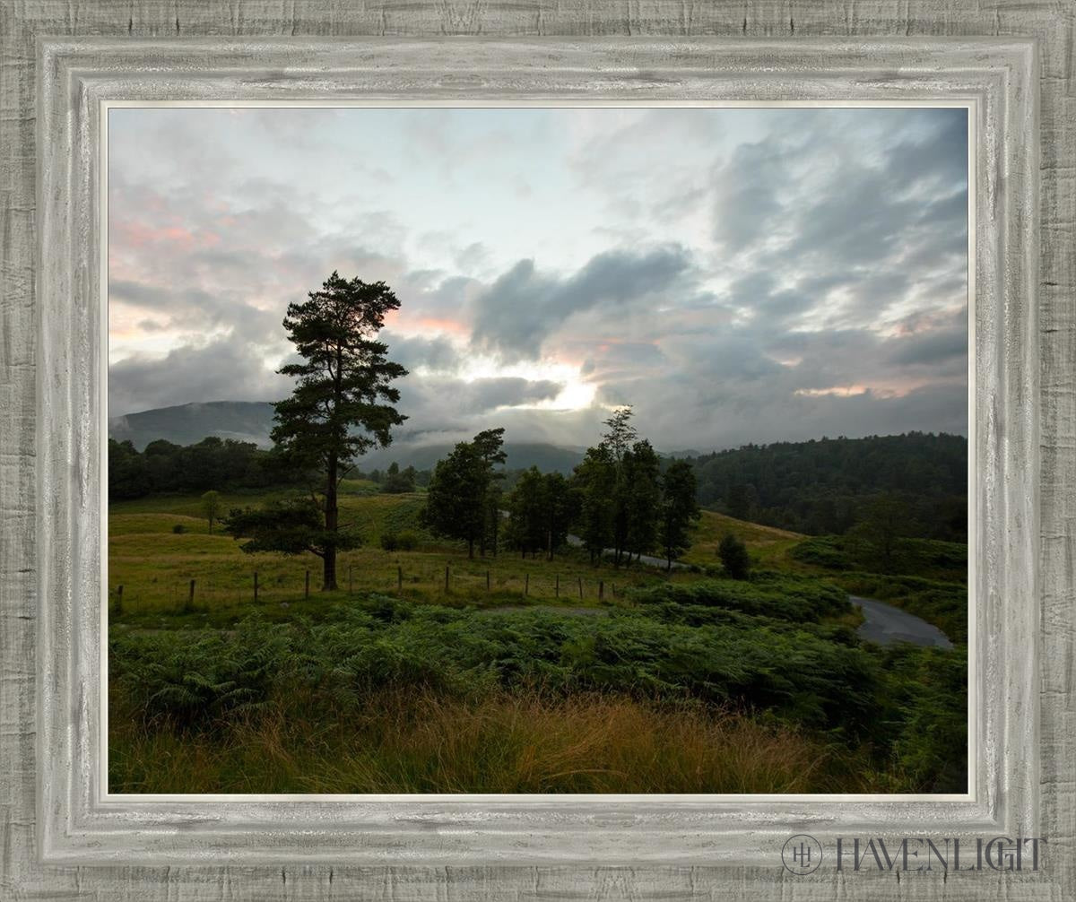 Plate 3 - Tarn Hows Above Ambleside Open Edition Print / 20 X 16 Silver 24 3/4 Art