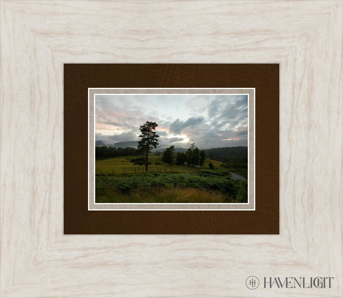 Plate 3 - Tarn Hows Above Ambleside Open Edition Print / 7 X 5 Ivory 15 1/2 13 Art