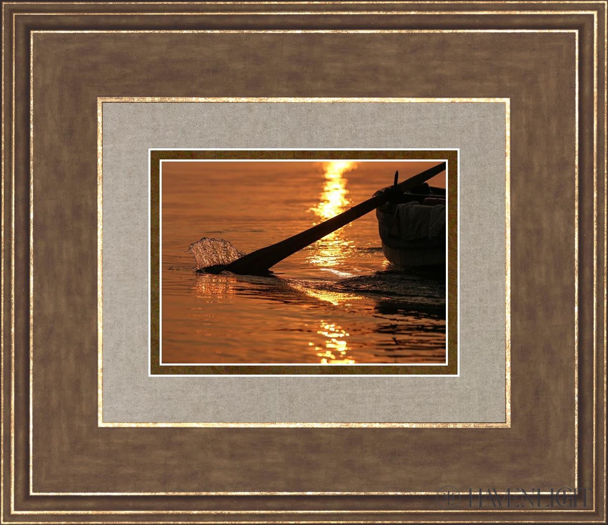 Plate 6 - Fishers Of Men Series 1 Open Edition Print / 7 X 5 Gold 14 3/4 12 Art