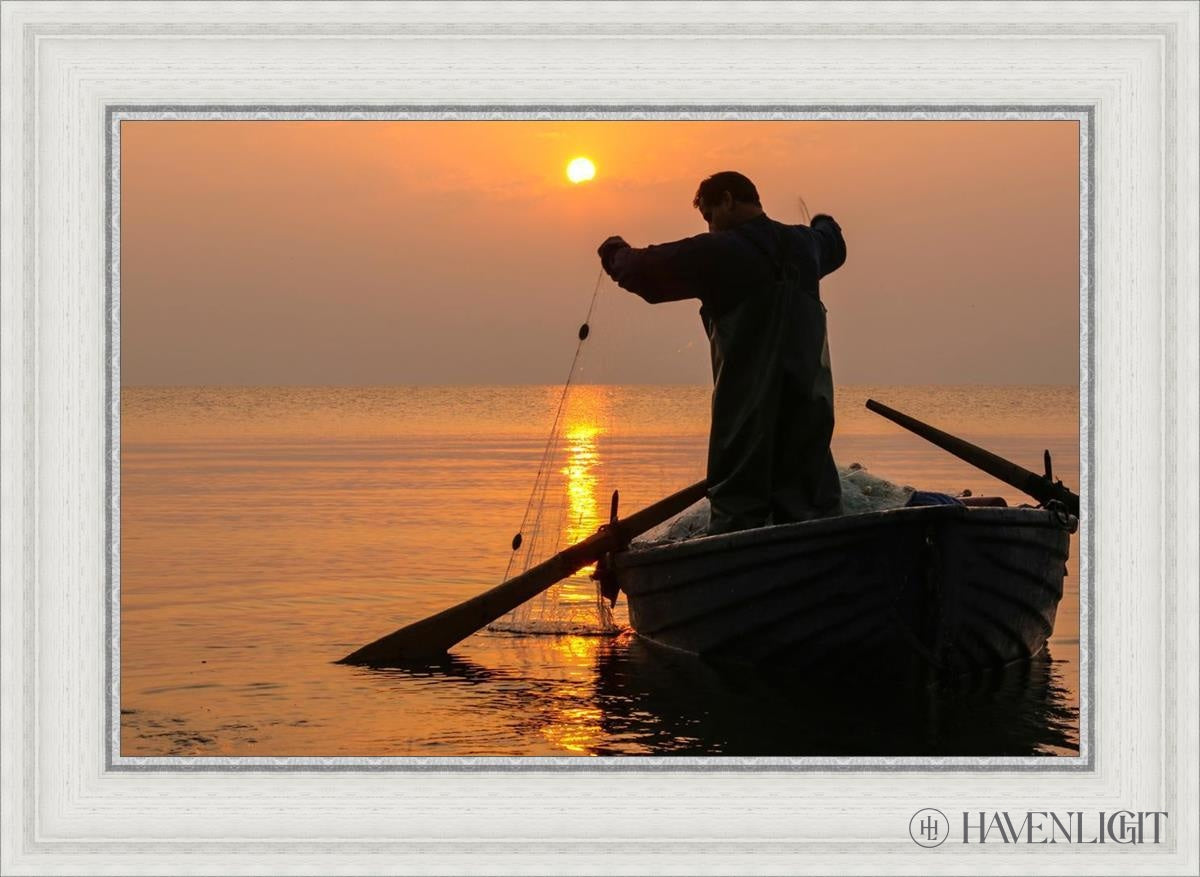 Plate 9 - Fishers Of Men Series 4 Open Edition Canvas / 24 X 16 White 29 3/4 21 Art