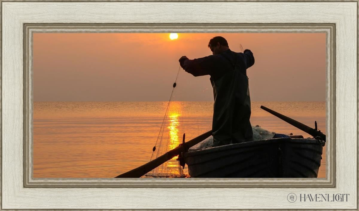 Plate 9 - Fishers Of Men Series 4 Open Edition Canvas / 30 X 15 Ivory 36 1/2 21 Art
