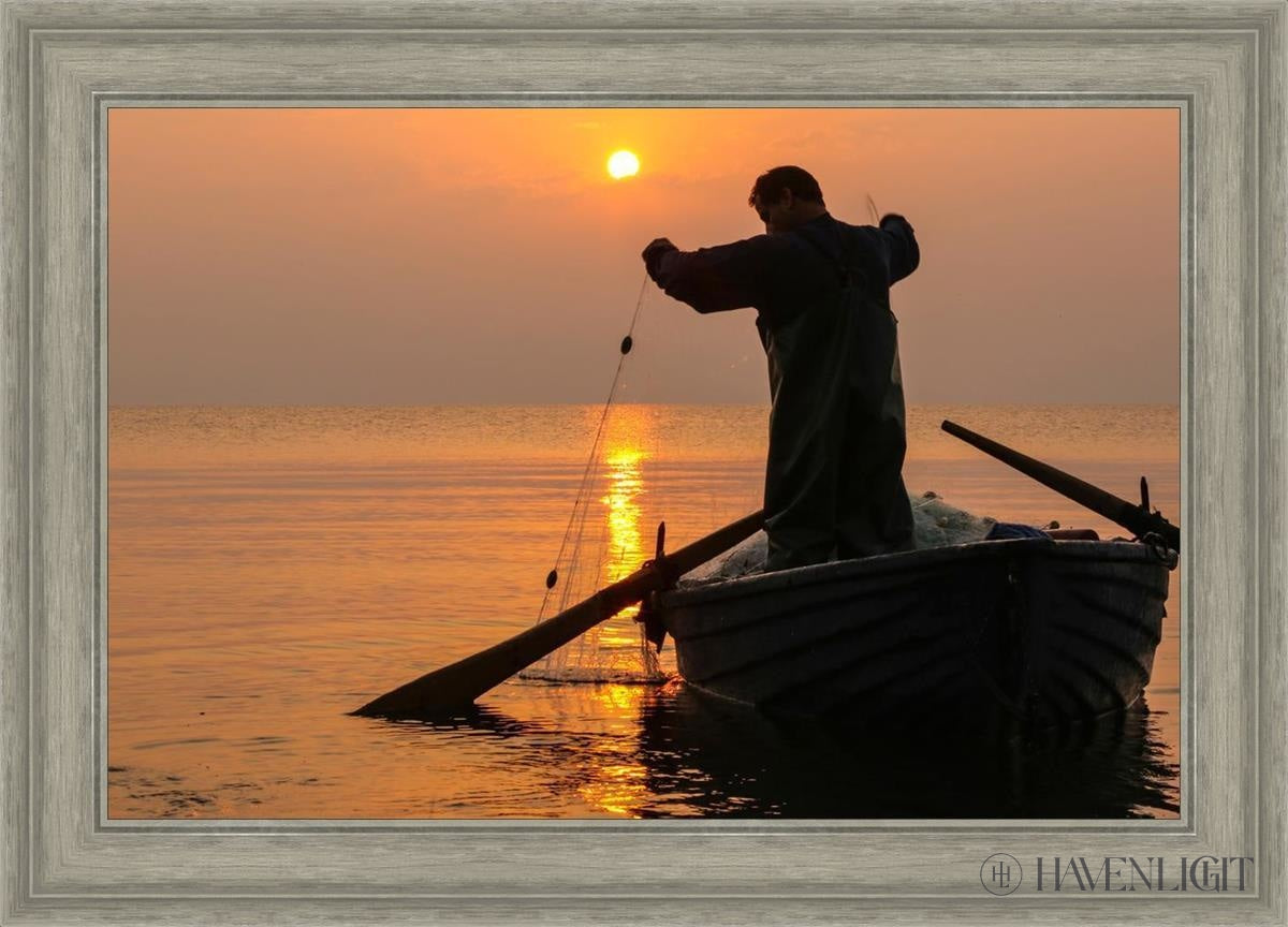 Plate 9 - Fishers Of Men Series 4 Open Edition Canvas / 30 X 20 Gray 35 3/4 25 Art