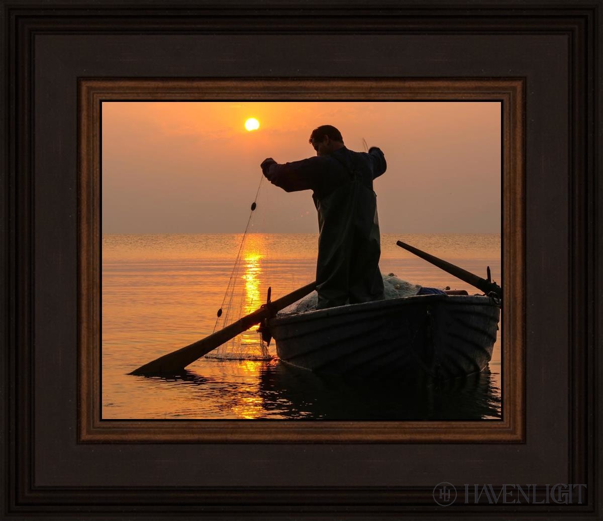 Plate 9 - Fishers Of Men Series 4 Open Edition Print / 10 X 8 Brown 14 3/4 12 Art