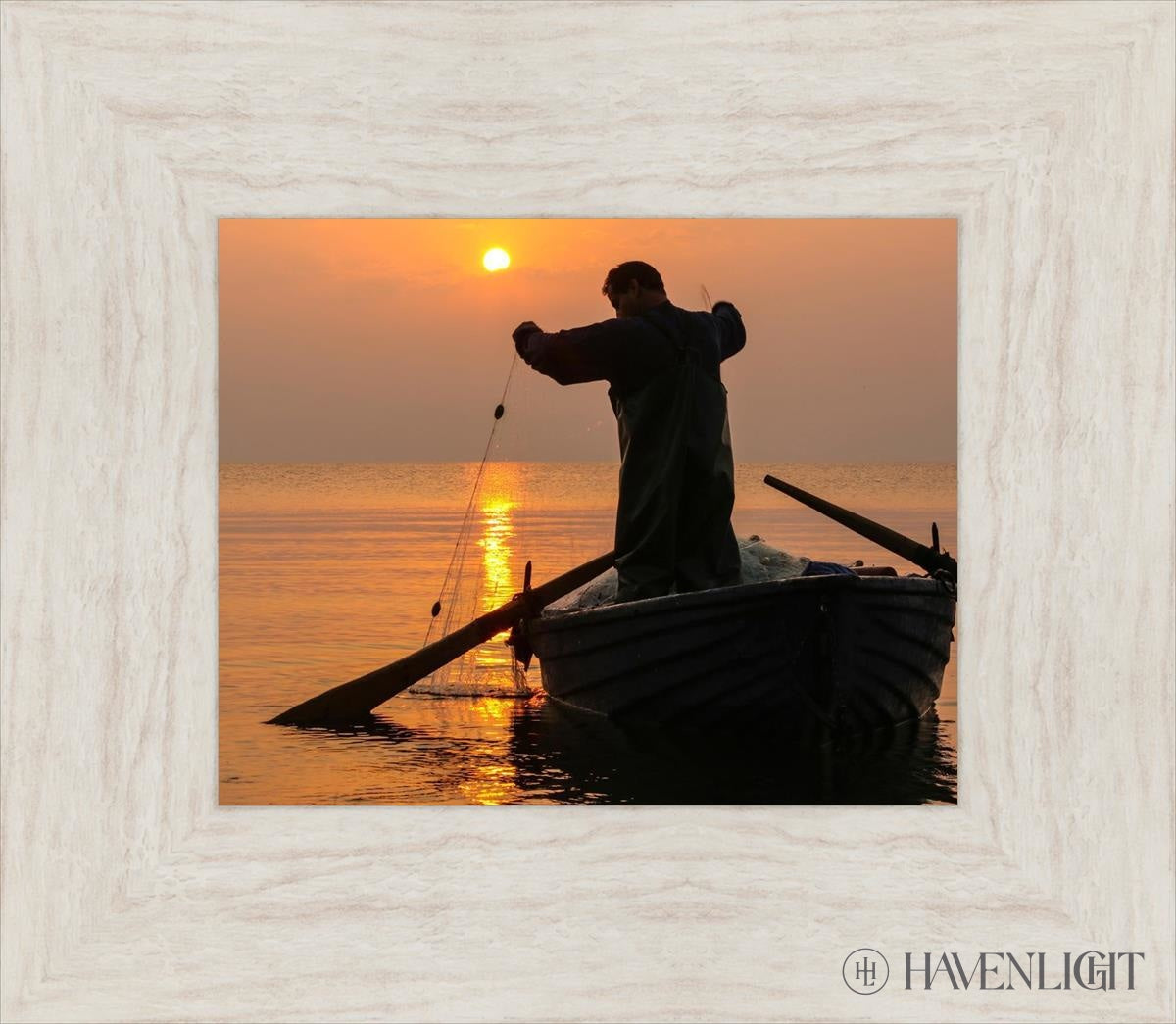 Plate 9 - Fishers Of Men Series 4 Open Edition Print / 10 X 8 Ivory 15 1/2 13 Art