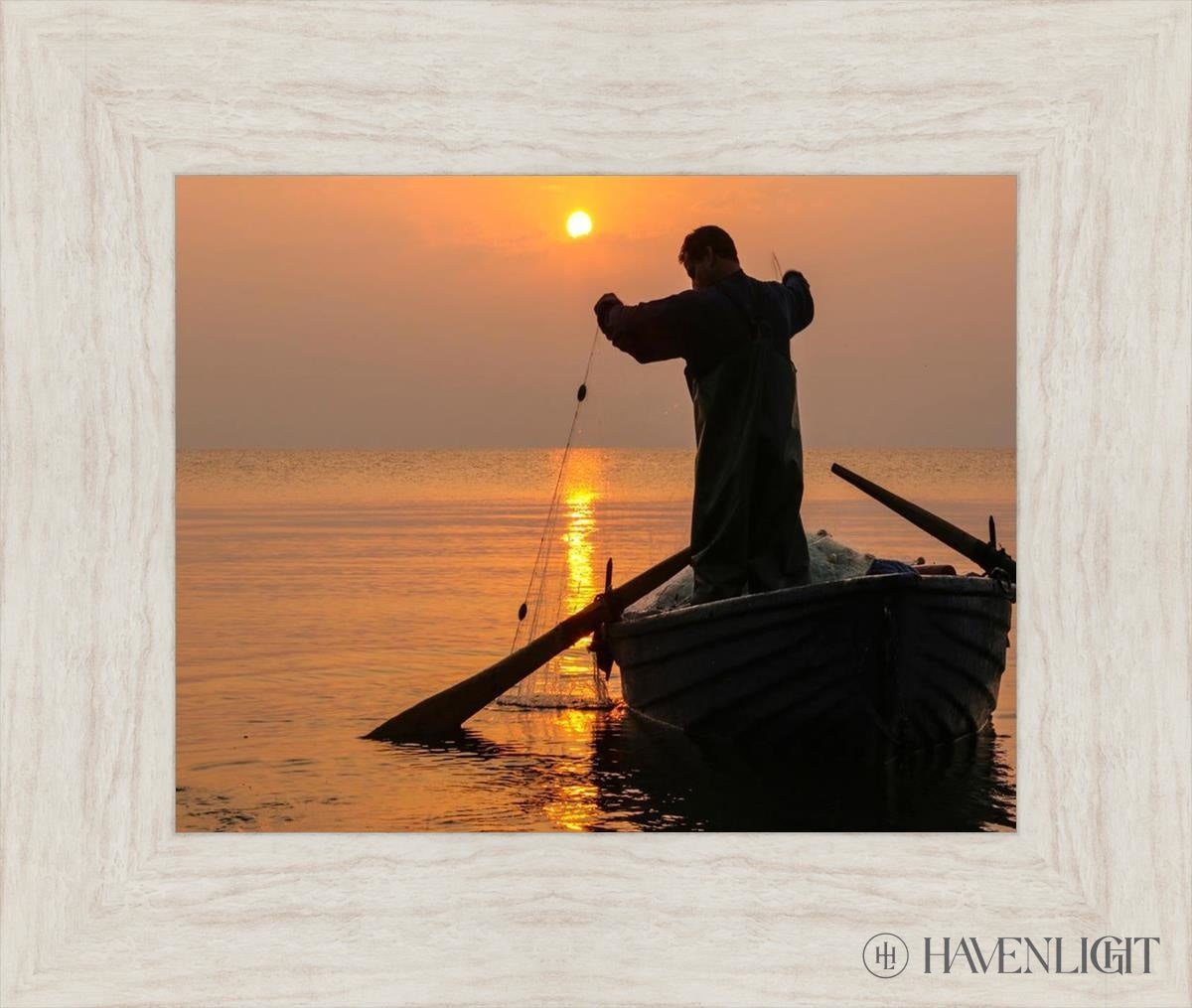 Plate 9 - Fishers Of Men Series 4 Open Edition Print / 14 X 11 Ivory 19 1/2 16 Art